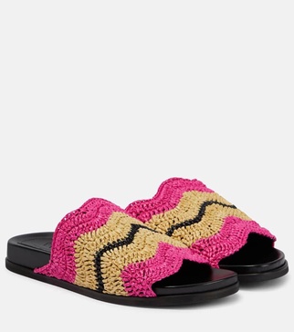 Crochet sandals