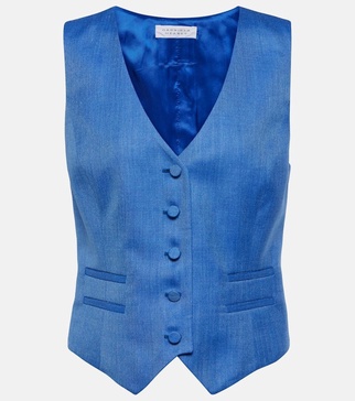 Coleridge wool, silk, and linen vest