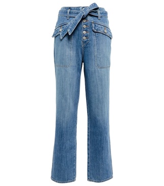 Rinley high-rise cropped jeans