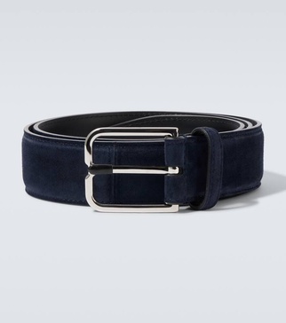 Suede belt