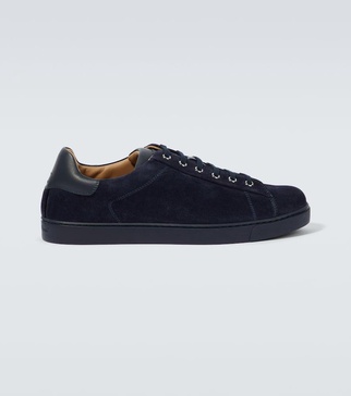 Suede low-top sneakers 