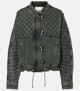 Celiany quilted denim jacket