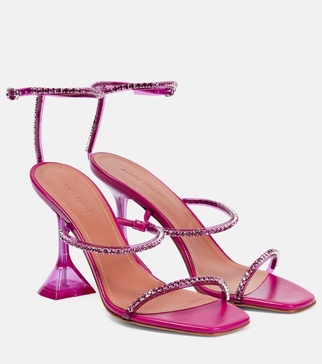 Gilda Glass embellished sandals