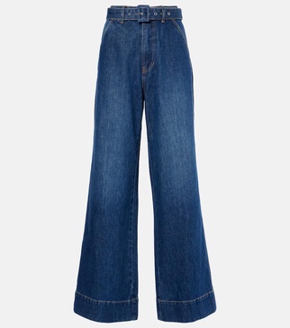 Taylor high-rise wide-leg jeans