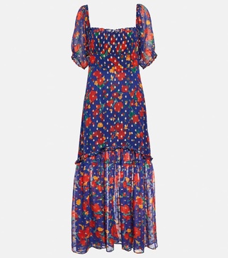 Joia printed maxi dress