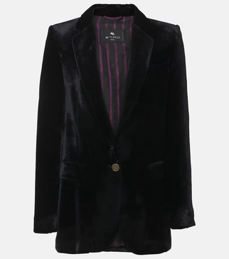 Velvet blazer