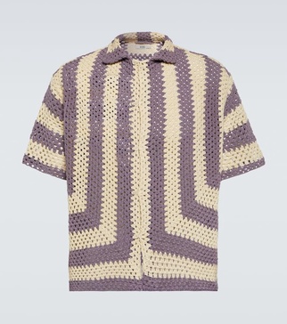 Flagship crochet cotton shirt