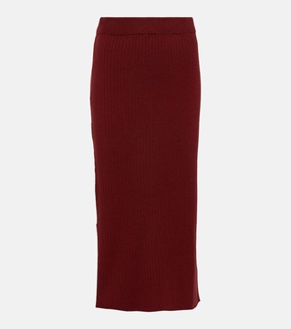 Leisure Orosei knit midi skirt