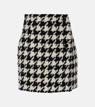 Houndstooth miniskirt