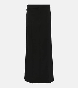 Trevy wool maxi skirt