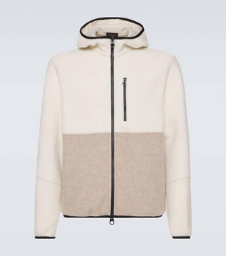 Cashmere fleece hoodie