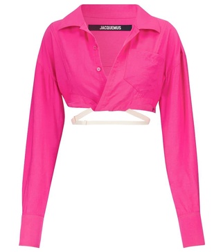 La Chemise Laurier cropped shirt