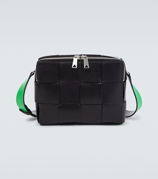 Cassette Camera leather crossbody bag