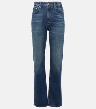 Zurie mid-rise straight jeans