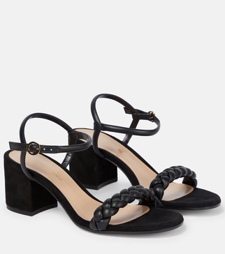 Cruz 60 suede and leather sandals