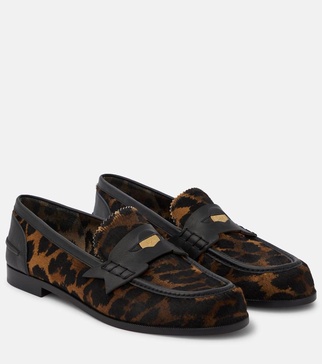 Penny Donna leopard-print loafers