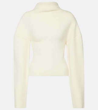 Enoch asymmetric wool turtleneck sweater