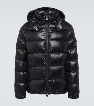 Maya zip-up padded hooded jacket