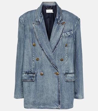 Luminosity denim blazer