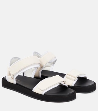 Hook and Loop leather sandals