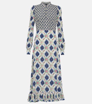 Printed midi dress