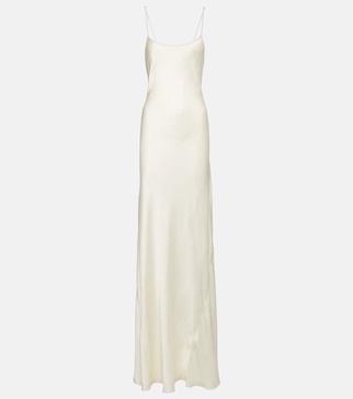 Satin slip dress