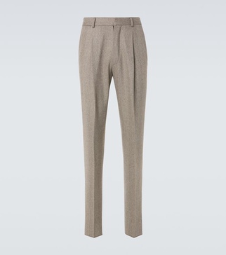 Anden wool tapered pants