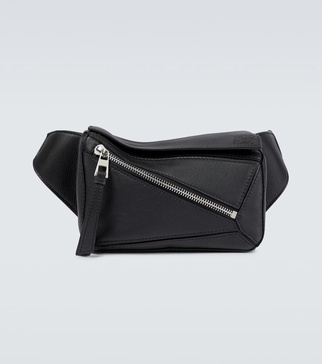 Puzzle Mini leather belt bag