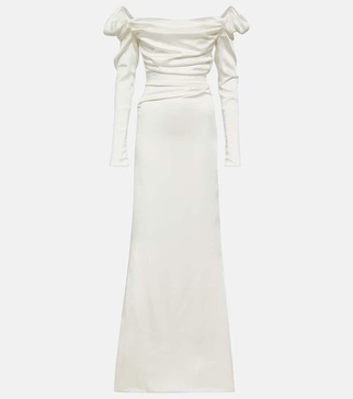 Bridal Astral crêpe satin gown