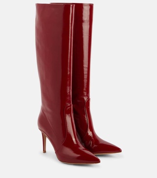 Hansen 85 patent leather knee-high boots