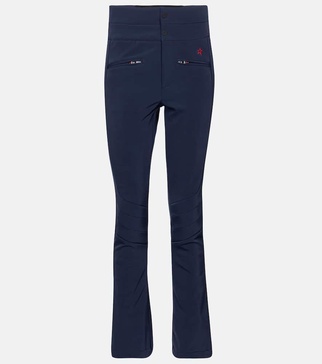 Aurora high-rise flared ski pants