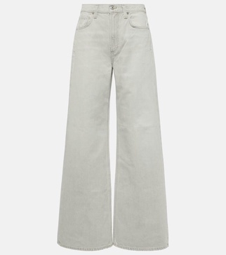 Paloma mid-rise wide-leg jeans