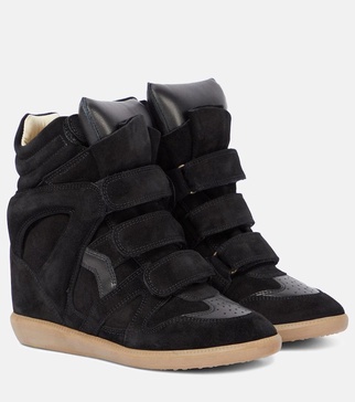 Bekett leather and suede sneakers