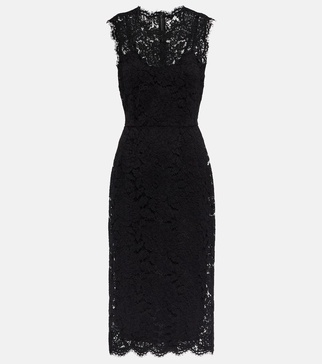 Lace midi dress