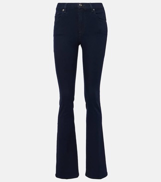 Mid-rise bootcut jeans