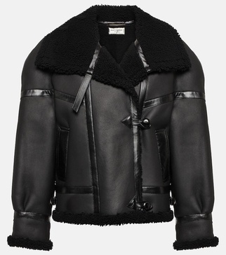 Leather and shearling jacket