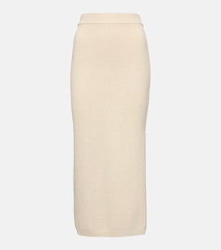 Verina knitted midi skirt