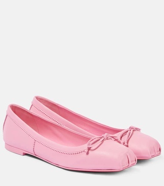 Mamadrague leather ballet flats