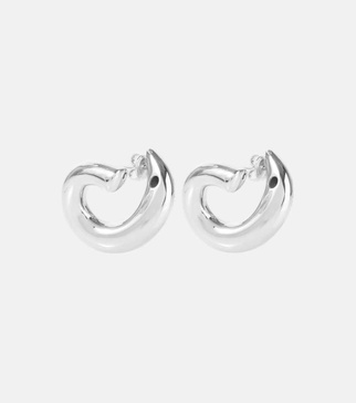 Sterling silver hoop earrings