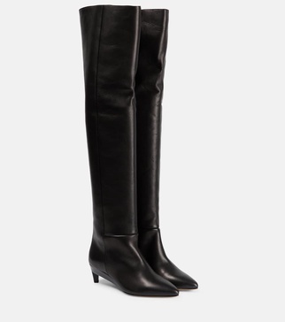 Lisali leather over-the-knee boots