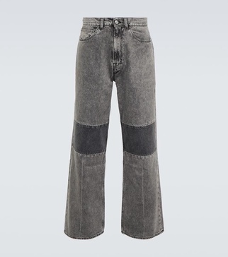 Extended Third Cut straight jeans