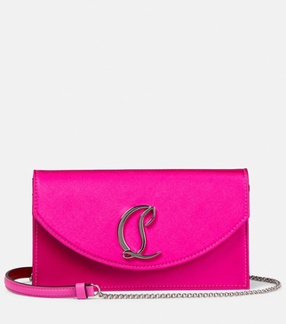 Loubi54 satin shoulder bag