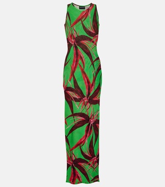 Printed maxi dress