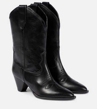 Luliette leather cowboy boots