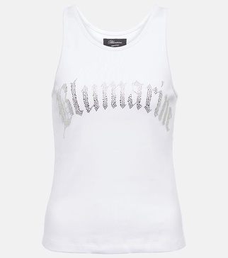 Logo cotton tank top