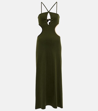 Cutout maxi dress