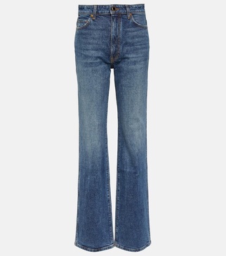 Danielle high-rise straight jeans