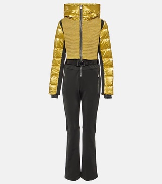 Marie down-paneled ski suit