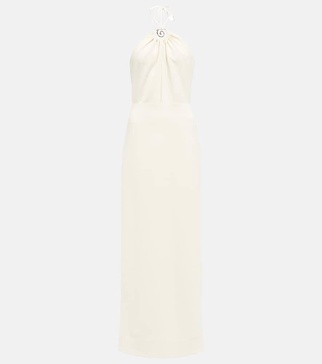 Abigail crepe maxi dress