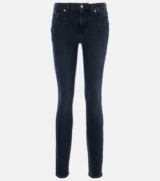 Low-rise skinny jeans